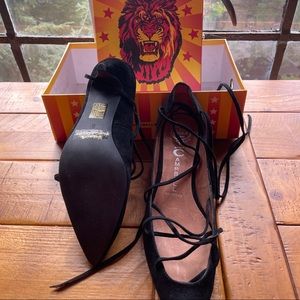 Jeffrey Campbell Julian Ballet Heel Black Suede